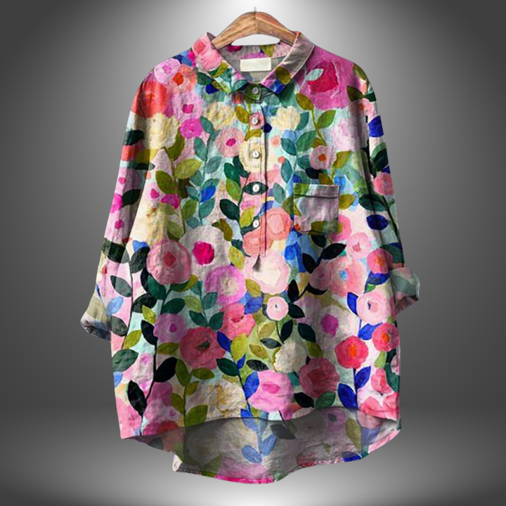 VICTORIA | BLOUSE WITH FLORAL PATTERN