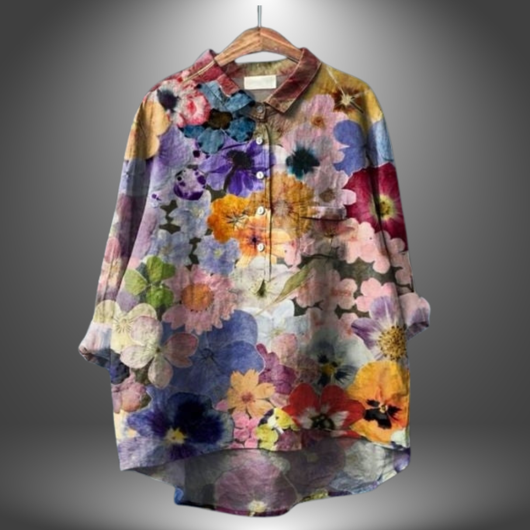 VICTORIA | BLOUSE WITH FLORAL PATTERN