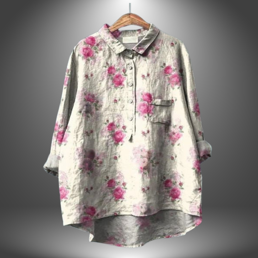 VICTORIA | BLOUSE WITH FLORAL PATTERN