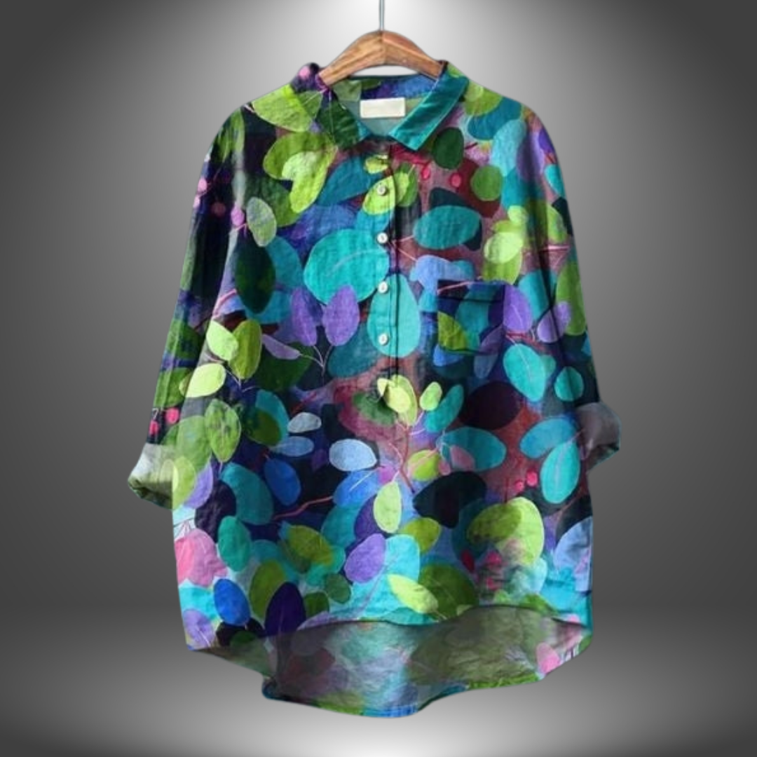 VICTORIA | BLOUSE WITH FLORAL PATTERN