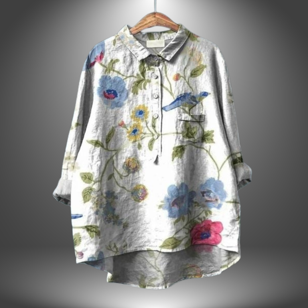 VICTORIA | BLOUSE WITH FLORAL PATTERN